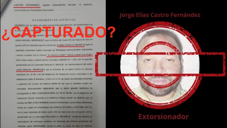 Desmantelan red de extorsion de Jorge Elias Castro Fernandez